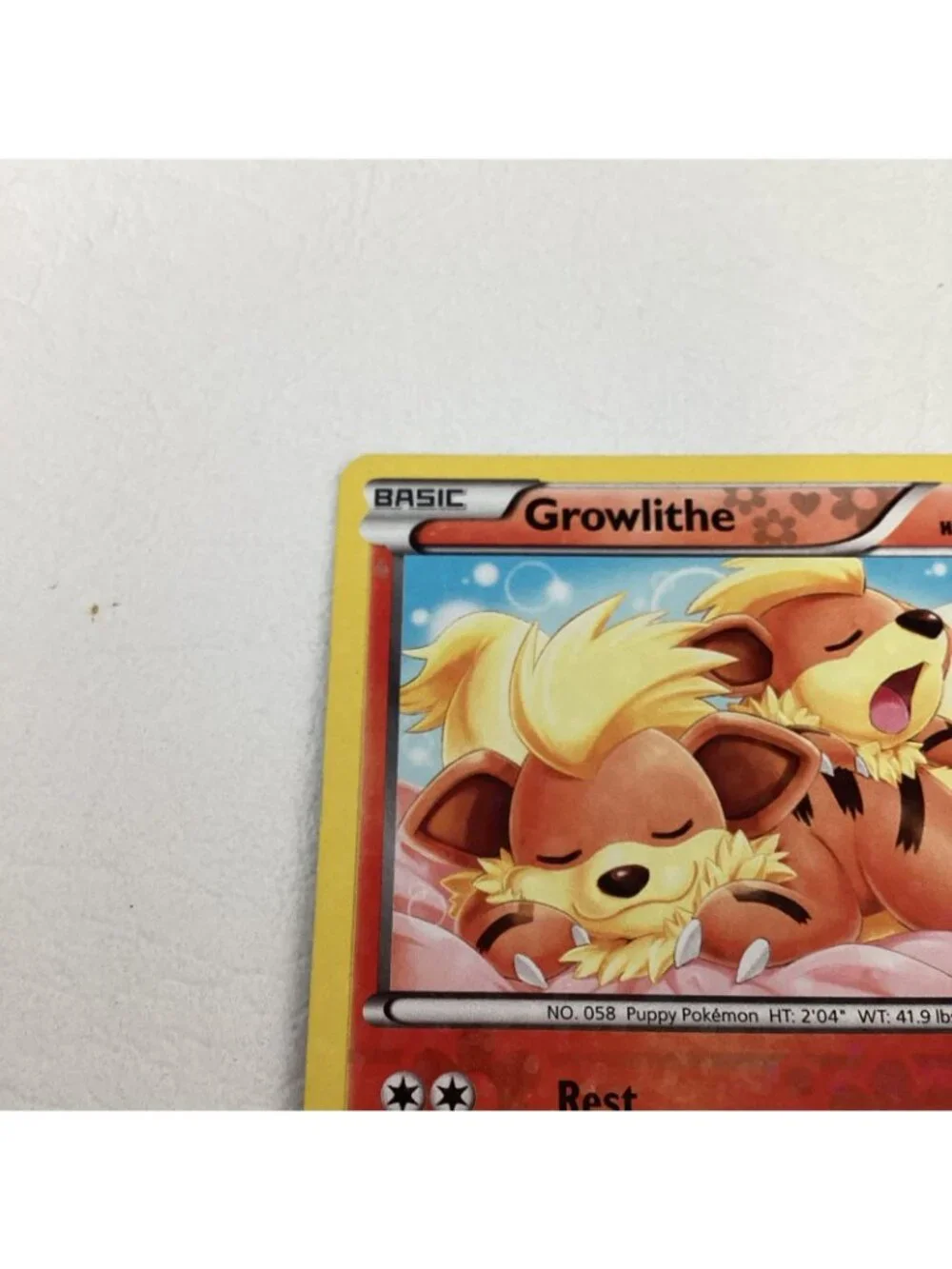 Growlithe RC4/RC25 Legendary Treasures: Radiant Collection Pokemon TCG Holo Rare